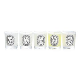 DIPTYQUE - Scented Candles Set - Berries, Roses, Fig Tree, Tuberose, Amber 437891 5x35g/1.23oz