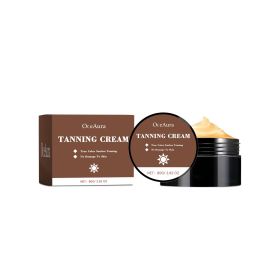 OceAura Tanning Cream, Outdoor Suntanning Milk Wheat Tan Bodybuilding Natural Skin Moisturizes And Hydrates (Option: 80g-96g-2.88*2.88*1.7inch)